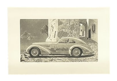 David Bumbeck - Alfa Romeo - Etching - 1987