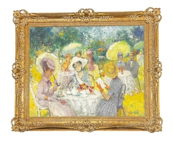 Marguerite Aers - Tea Time - Oil on Canvas