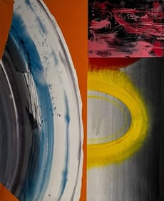 Reginald Hager - Cadmium Del Sur - Acrylic on Canvas - 1990