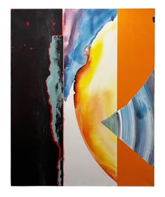 Reginald Hager - Cadmium Del Sur - 1990 - Acrylic on Canvas