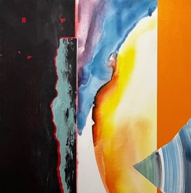 Reginald Hager - Cadmium Del Sur - 1990 - Acrylic on Canvas