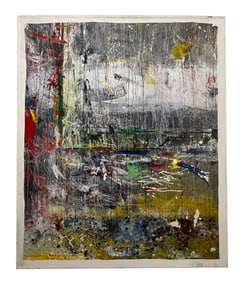 Ron Morris - Melting Pot - Abstract Painting - 1990