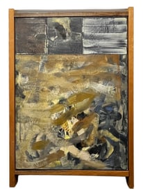 Clark Walding - Passing Unmarked - Oil w/ Sand on Canvas