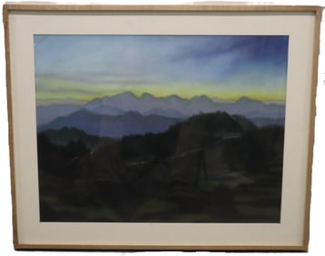 Walter Impert - Along Mulholland - Framed Painting