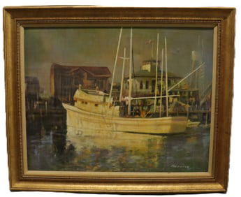 Frank Caldwell - Morning Mist - Oil / Acrylic on Canvas