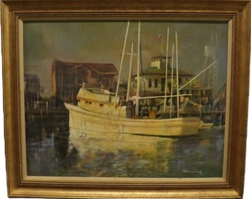 Frank Caldwell - Morning Mist - Oil / Acrylic on Canvas