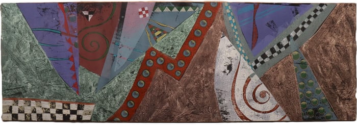 Bill Wheeler - Riviera I - Abstract Mixed Media Art