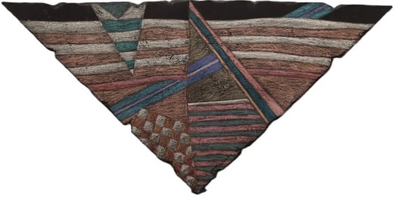 Bill Wheeler - Triangular Abstract Art Piece - 1988