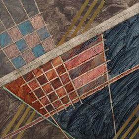 Bill Wheeler - Abstract Diptych - Geometric Art Pieces