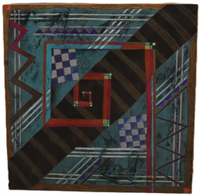 Bill Wheeler - RPM - Abstract Square with Spiral Design