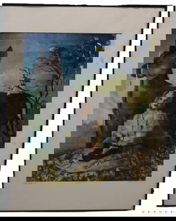 Colin Herrick - Faith - Heavenly Virtues Series - Mixed Media - 1989: Artist: Colin Herrick Title: Faith - Heavenly Virtues Series Year: 1989 Medium: Mixed Media Dimensions: Artwork - 23 x 19, Framed - 32 x 25 x 1 in Description: The piece combines photography and