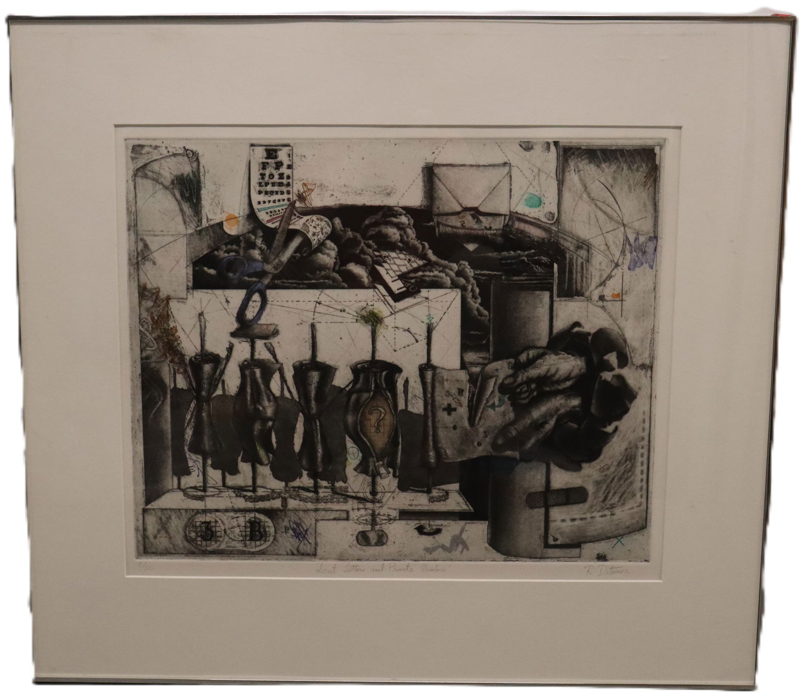 Eugene Andreyev Chicago Collage Etching