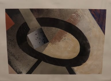 Tony Haller - Abstract Framed Lithograph - Signed