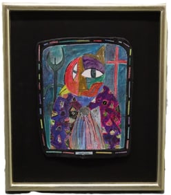 Powerful Novena - Colorful Contemporary Mixed Media