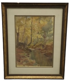 Forest & Stream - Landscape Watercolor