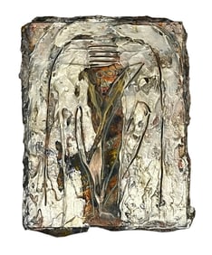 C.K. Art, The Golden Flower, Marked AP14, Signed, Titled & Dated 1986 on Verso