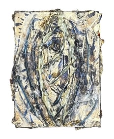 C.K. Art, Faith, Marked AP3, Signed, Titled & Dated 1987 on Verso