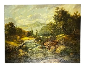 Raymond Bayless, Oil on Board, Signed and Dated 81