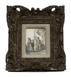Andrew Kolb & Son Ltd after Rembrandt van Rijn, Jacob and Laban, Etching Reproduction: Andrew Kolb & Son Ltd after Rembrandt van Rijn, Jacob and Laban, Etching Reproduction Artist: Andrew Kolb & Son Ltd after Rembrandt Harmensz. van Rijn (Dutch, 1606 - 1669) Title: Jacob and Laban Mediu