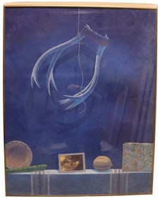 Paul S. Nielsen, Colored Pencil, Pastel, and Silkscreen Ink, Signed and Dated '87