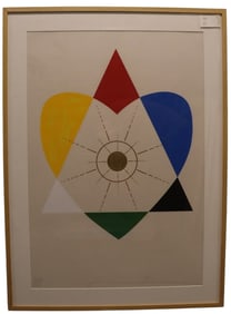 Jonathan Borofsky, Heart, Lithograph, Signed and Numbered 22/50