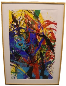 Nancy McGee, Castration Anxieties, Screen Monoprint, Signed and Dated '94