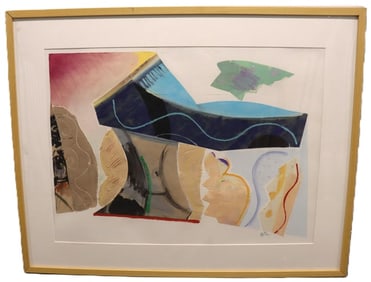 Tony Haller, Mixed Media on Paper, Signed