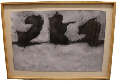 Garry Gissler, Abstract Charcoal on Paper