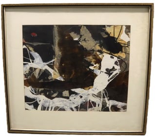 Myrtle Cohen, Untitled, Mixed Media on Paper, Signed and Dated '77