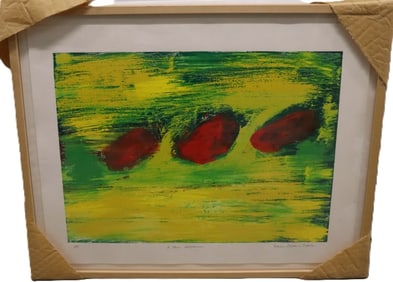 Xavier Cazares Cortez, A Tall Order, Monoprint, Titled & Signed