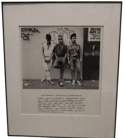 Photograph of Frank Hernandez, Victor Aguilar, Salvador Lopez, with Anecdote