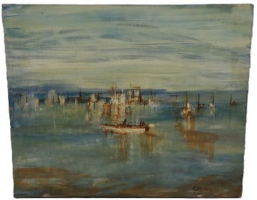Frank Caldwell, Oil on Board, Signed