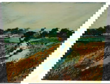 Donald Roy Purdy, Oil on Board, Signed