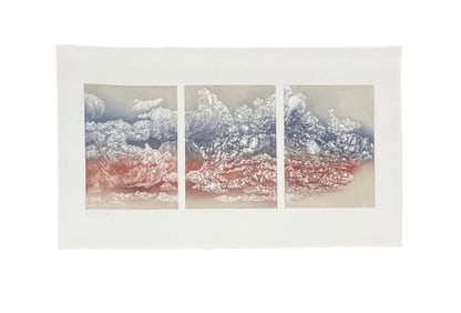 Connie Leach, "5th of July" Signed Etching