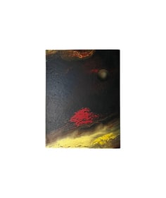 "Cosmic Vortex" Abstract Acrylic Painting