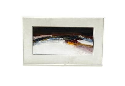 James VerDoorn Signed Abstract 1984
