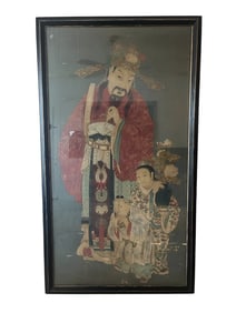 Chinese "Fu Xing" Painting - Qing Dynasty - 19th Century, Unsigned