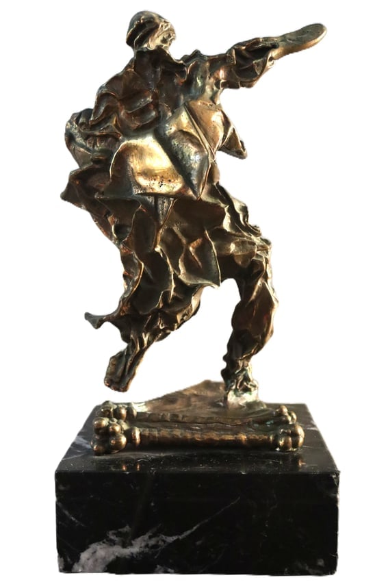 Salvador Dalí, Triton Alado, Surrealist Sculpture, Bronze, Limited Edition AB-52/100 (1 of 5)