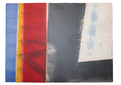 Michael Brangaccio, 1985, Signed, Abstract, Print, American, Post-Modern, Fine Art