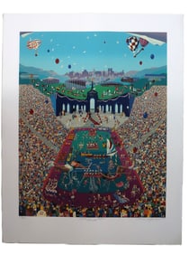 Melanie Taylor Kent, 1984, Signed, Let the Games Begin, Serigraph, L.E. 174/350, American