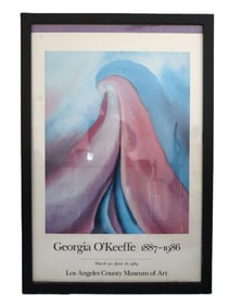 Georgia O'Keeffe, Los Angeles County Museum of Art Exhibition Poster 1989