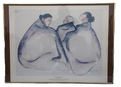 R.C. Gorman, The Women Who Waited, Double Signed