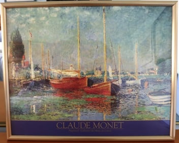 Claude Monet, Argenteuil, Impressionist Painting, Print, 1872-1875, Unsigned