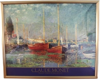 Claude Monet, Argenteuil, Impressionist Painting, Print, 1872-1875, Unsigned