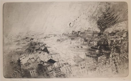 Andrew Rush, 1962, Signed, Fragment of Memory, Etching, L.E. 34/40, American, Modern Surrealist, Etc
