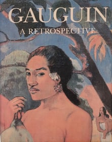 Paul Gauguin, 1988, A Retrospective Book, Art Exhibition Catalog, Printed Signature
