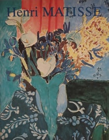 Henri Matisse, Still Life with Flowers Book, Art Exhibition Catalog, Printed Signature
