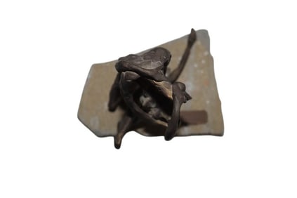 Erasmo Scapnicci, Bronze Abstract Figure, Signed, Bronze Sculpture, Italian, Modern Abstract, Bronze