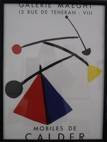 Alexander Calder, c. 1970s, Printed Signature, Mobiles de Calder, Lithograph Poster