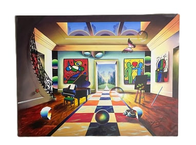 Ferjo - Colorful Road - Painting Oil on Canvas